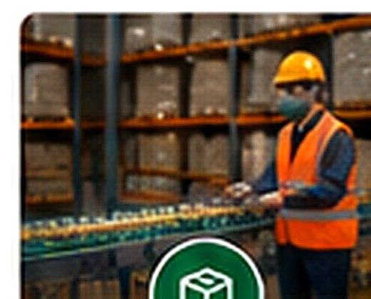 Pekerja gudang industri makanan